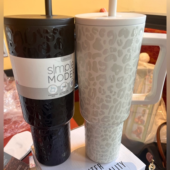 Tan Leopard Simply Modern Tumbler - Picture 1 of 3